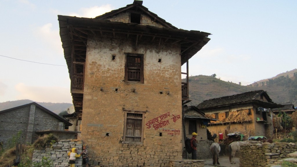 Photo 6. Anti Election Campain in Thabang Rolpa.