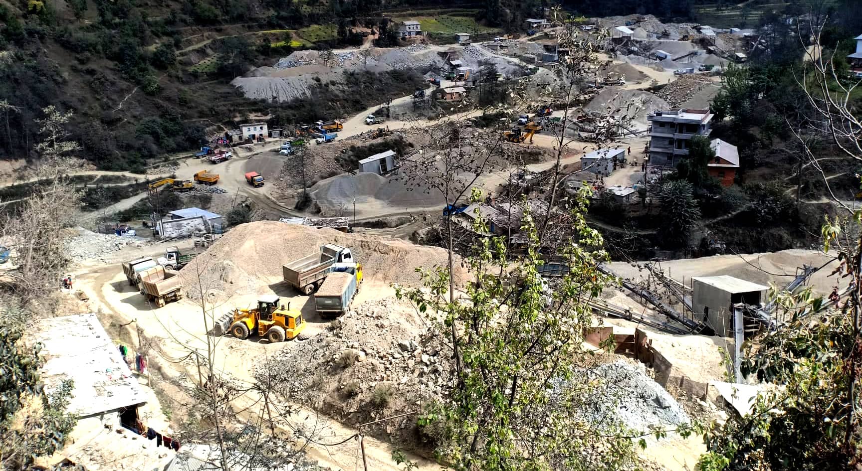 Illegal excavation puts settlement at risk