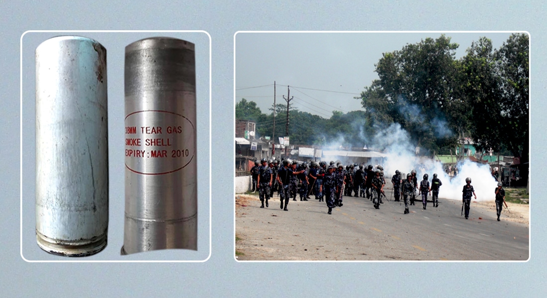 A crying shame: The Nepal Police has been using expired tear gas shells and is likely to continue doing so